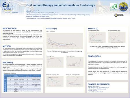 Oral immunotherapy and omalizumab for food allergy