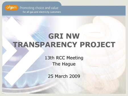 GRI NW TRANSPARENCY PROJECT