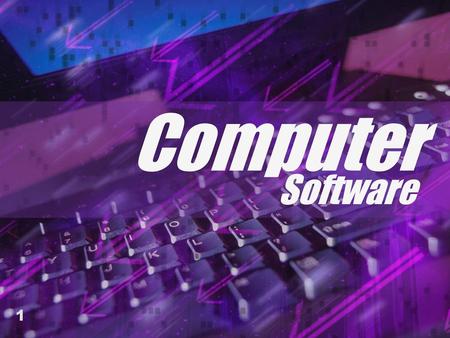 Computer Software Computer Software 9/15/2018