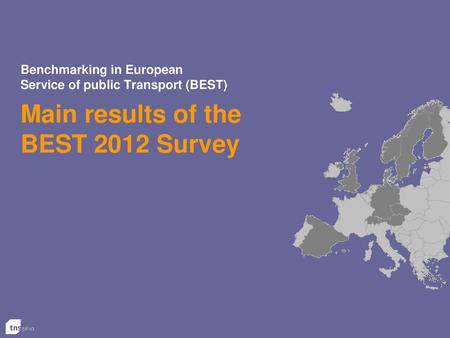 Benchmarking in European Service of public Transport (BEST)