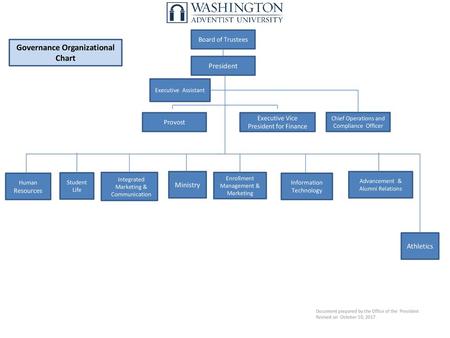 Governance Organizational Chart