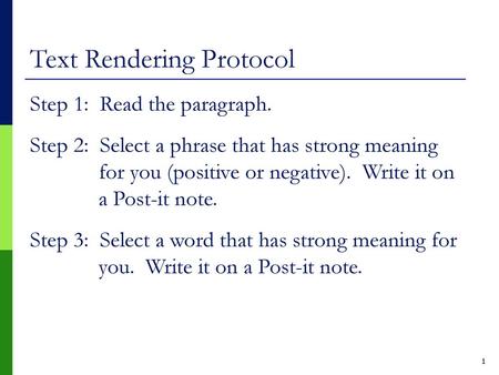 Text Rendering Protocol