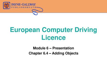 European Computer Driving Licence