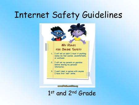 Internet Safety Guidelines