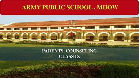 ARMY PUBLIC SCHOOL , MHOW