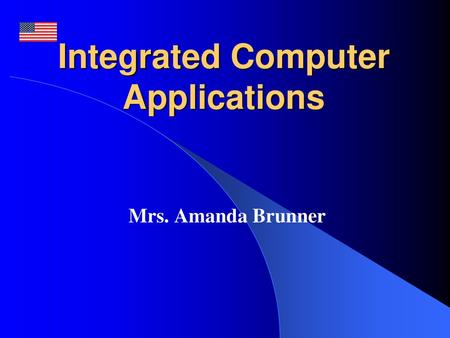 Integrated Computer Applications