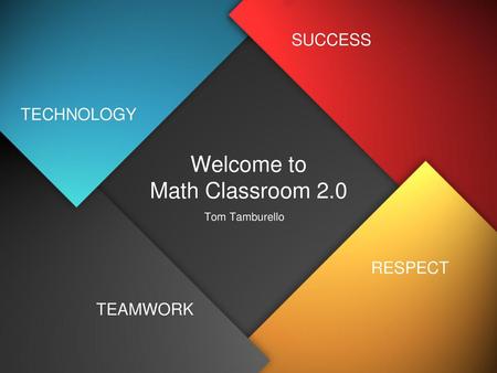 Welcome to Math Classroom 2.0