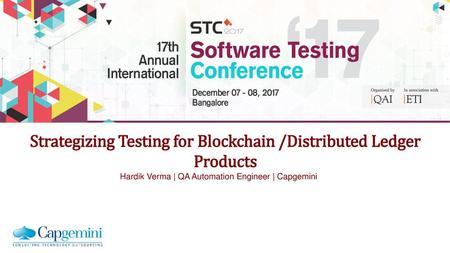 Strategizing Testing for Blockchain /Distributed Ledger Products