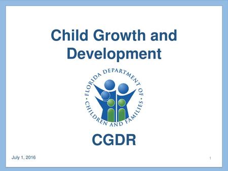 Child Growth and Development