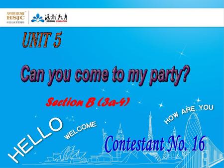 Section B (3a-4) Contestant No. 16.