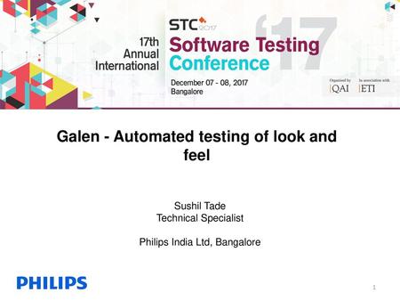 Galen - Automated testing of look and feel