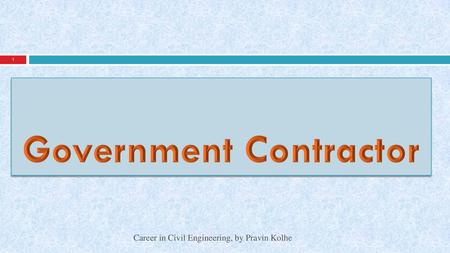 Government Contractor