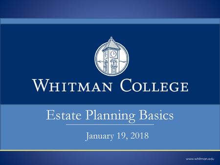 Estate Planning Basics