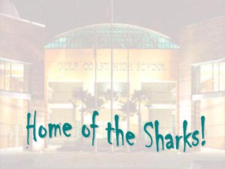 Home of the Sharks!.