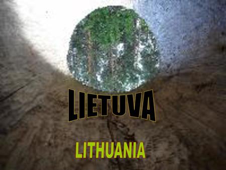 LIETUVA LITHUANIA.