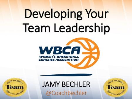 Developing Your Team Leadership