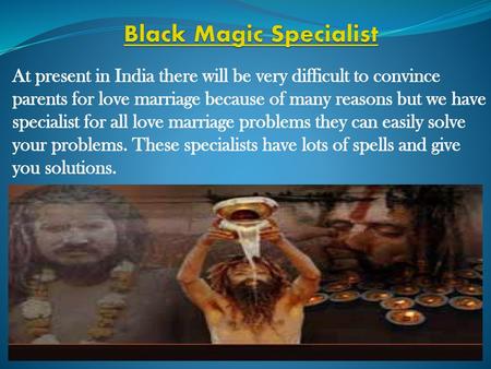 Black Magic Specialist