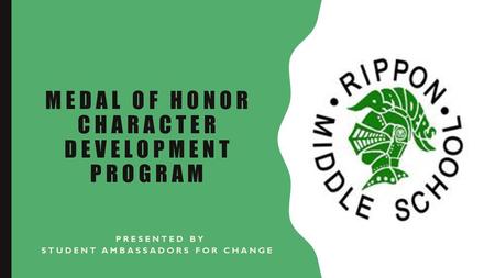 Medal of Honor character development program