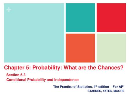 Chapter 5: Probability: What are the Chances?