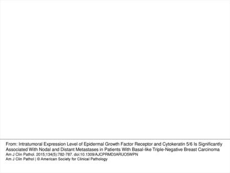 Figure 1 Comparison of tumor size at time of excision between axillary node-negative, axillary node-positive, and distant metastasis subgroups of basal-like.