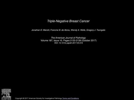 Triple-Negative Breast Cancer