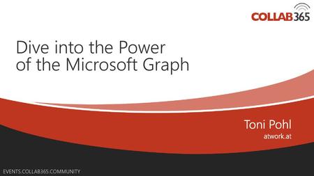 Dive into the Power of the Microsoft Graph