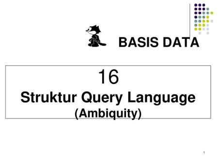 Struktur Query Language