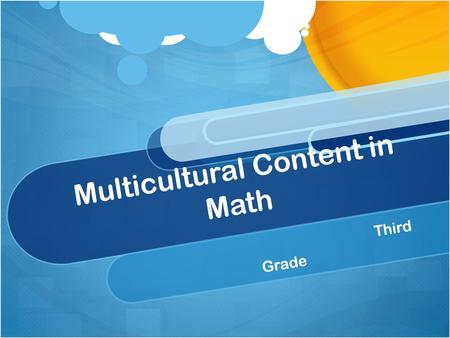 Multicultural Content in Math