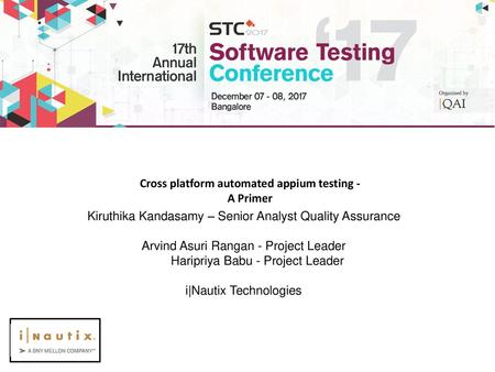 Cross platform automated appium testing - A Primer