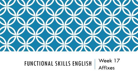 Functional Skills English