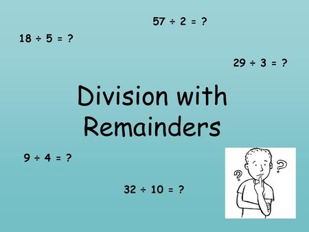 Division with Remainders