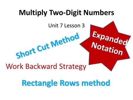 Multiply Two-Digit Numbers