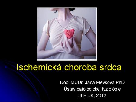 Ischemická choroba srdca