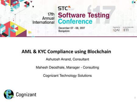 AML & KYC Compliance using Blockchain