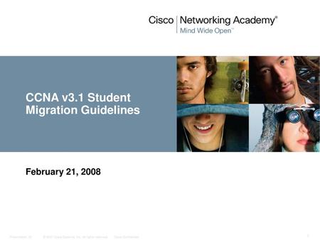 CCNA v3.1 Student Migration Guidelines