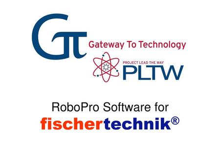 fischertechnik® RoboPro Software for Gateway To Technology® RoboPro