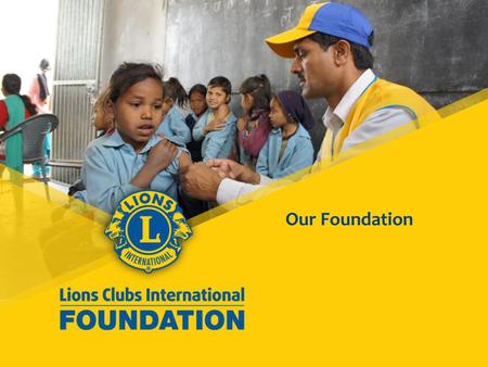 Our Foundation.