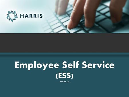 Employee Self Service (ESS) Version 2.20.