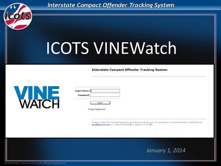 ICOTS VINEWatch January 1, 2014.