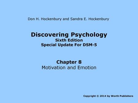 Discovering Psychology Special Update For DSM-5