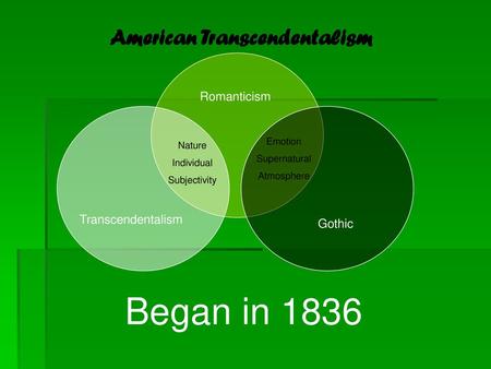 American Transcendentalism