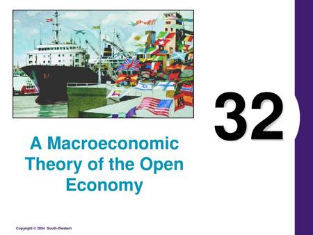 A Macroeconomic Theory of the Open Economy