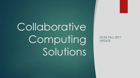 Collaborative Computing Solutions