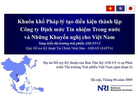 Khuôn khổ Pháp lý tạo điều kiện thành lập