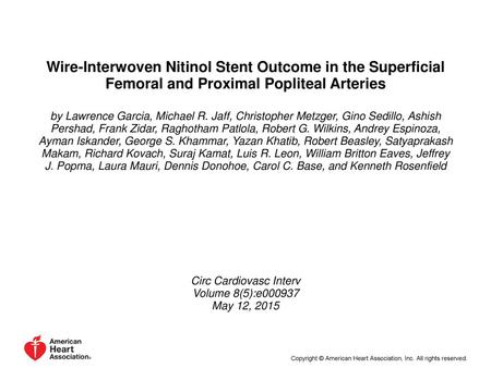 Circ Cardiovasc Interv