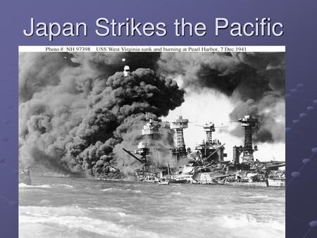 Japan Strikes the Pacific