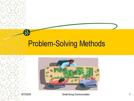 Problem-Solving Methods