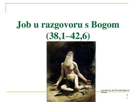 Job u razgovoru s Bogom (38,1–42,6)