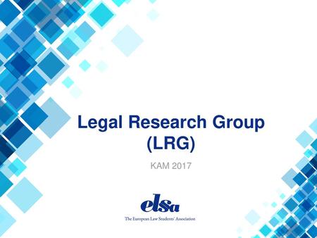 Legal Research Group (LRG)