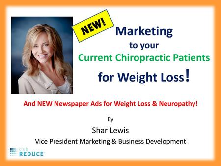 Marketing to your Current Chiropractic Patients for Weight Loss!